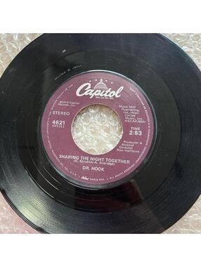 Dr. Hook - Sharing the Night Together 45rpm VG+ R25
